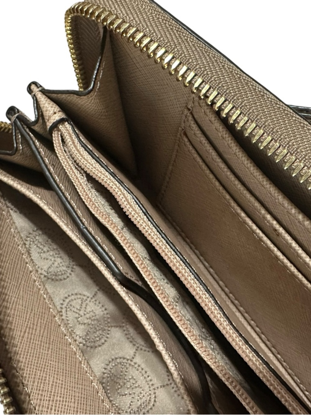 Michael Kors Jet Set Zip Around Python Embossed Wallet Wristlet - Picture 7 of 9